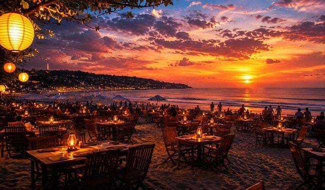 Pantai Jimbaran Bali, Pilihan Tepat untuk Menikmati Sunset dan Kuliner Seafood di Bali