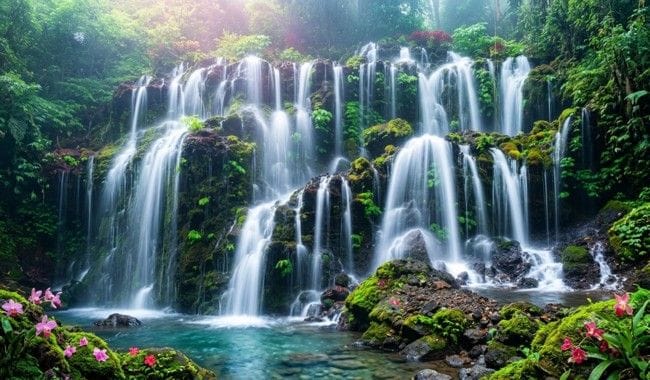 Banyu Wana Amertha Waterfall, Surga Air Terjun Tersembunyi di Bali