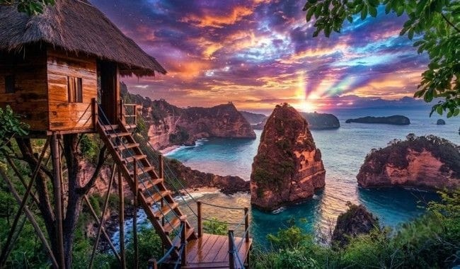 Rumah Pohon Molenteng, Destinasi Wisata Alam yang Menarik di Nusa Penida