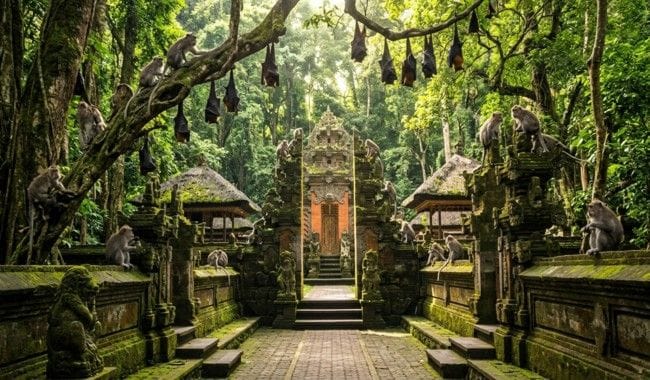 Alas Kedaton Bali, Hutan Wisata dengan Habitat Kera dan Suasana Alam yang Asri