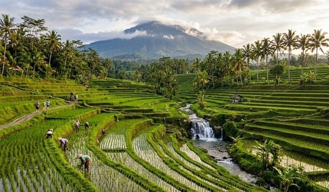 Subak Juwuk Manis Ubud, Pesona Sawah Hijau dan Jalur Trekking di Bali