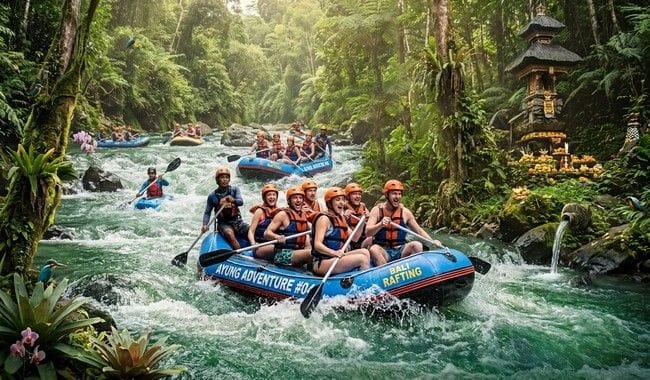 Ayung River Rafting Bali Petualangan Seru Menyusuri Sungai di Tengah Alam Ubud