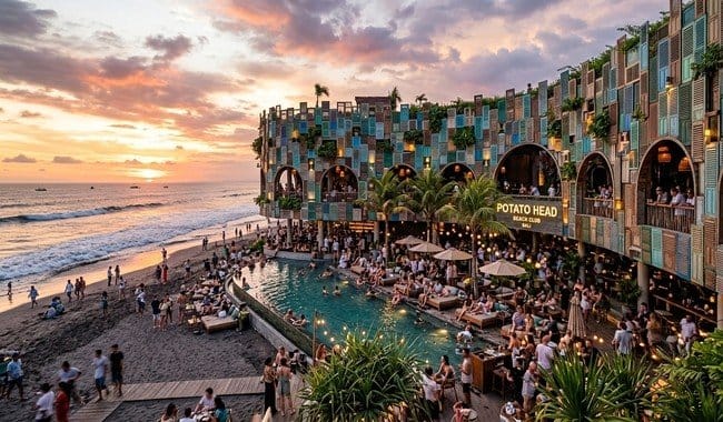 Potato Head Bali Tempat Menikmati Pantai, Musik, dan Suasana Santai